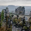 Die Basteibrücke in der Sächsischen Schweiz