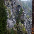 An der Basteibrücke in der Sächsischen Schweiz