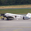 JU 52 auf dem Nürnberger Flughafen