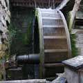 Wasserrad der Getreidemühle